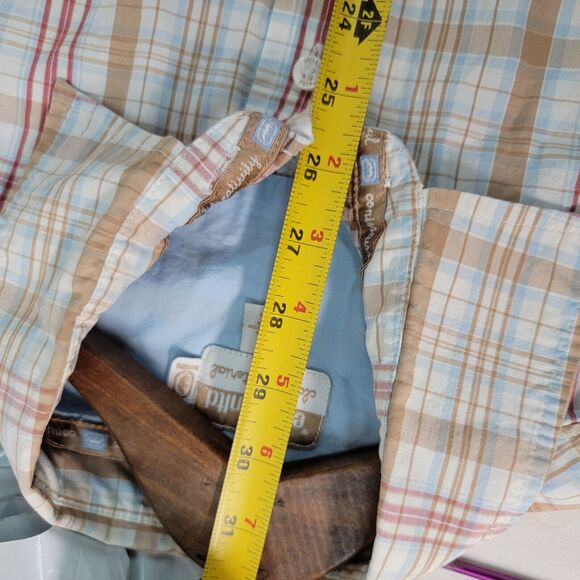Vtg ECKO UNLIMITED SHIRT MEN XL MADRAS PLAID SHORT SLEEVE Pre Owned - Picture 16 of 16